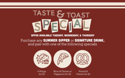 Sip, Savor, and Celebrate with Varsity Pins’ ‘Taste & Toast Special’ This Summer!